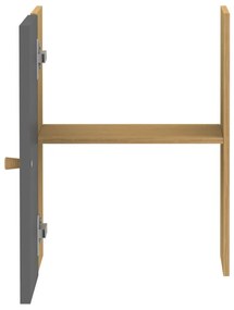 Sivý modulárny policový systém 33x43.5 cm Z Cube - Tenzo