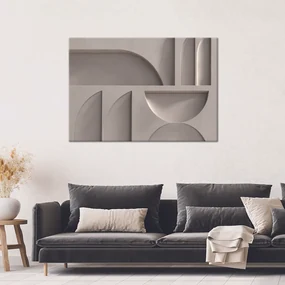 Gario Obraz na plátne Reliéfna 3D abstrakcia Rozmery: 120 x 80 cm