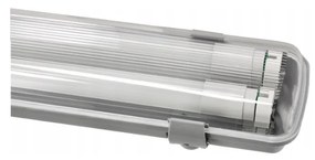 BERGE Hermetické svietidlo 120cm + 2x LED trubica - neutrálna biela