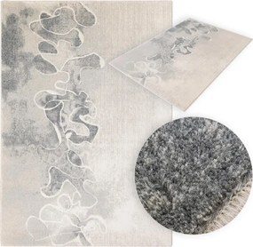 Koberec Agnella Isfahan Aszra sivý