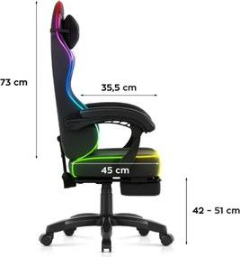 Herná stolička Force 3.7 RGB Black