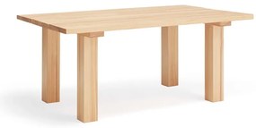 Jedálenský stôl s doskou z borovicového dreva 100x180 cm Banda – Teulat