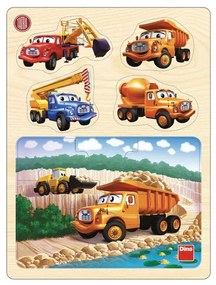 Dino Tatra z lomového dreva. Puzzle