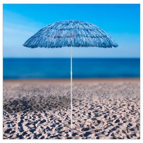 DEMA Plážový slnečník 160 cm UV30 Hawaii, modrý