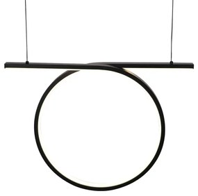 LED luster na lane ODETTA LED/30W/230V 4000K čierny