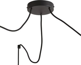 Retro závesná lampa béžová 3-svetlá - Monti