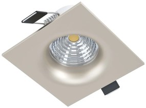 EGLO LED zápustné svetlo v modernom štýle SALICETO, štvorec, 8,8cm
