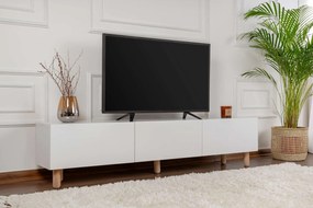 TV stolík/skrinka Alvindel (biela). Akcia -19%. Vlastná spoľahlivá doprava až k Vám domov. 1127716