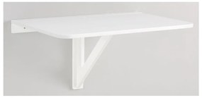 Biely skladací stôl na stenu Støraa Trento, 56 × 80 cm
