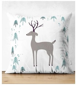 Súprava 4 vianočných obliečok na vankúš a behúň na stôl Minimalist Cushion Covers Winter Wonderland