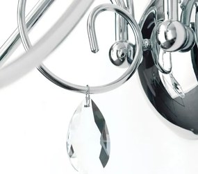 Orion WA 2-1093/2- Krištáľové nást. svietidlo ALESSIA 2xE14/40W/230V lesklý chróm