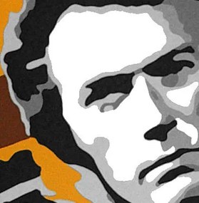 Ručne maľovaný POP Art obraz Clint Eastwood