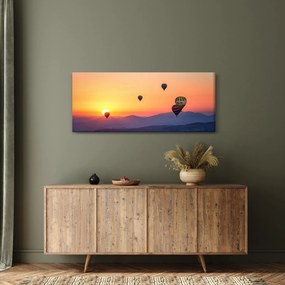 Obraz teplovzdušných balónov (120x50 cm)