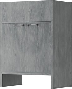 Gamma Selva, skrinka pod výlevku 572×380×798 mm, PVC, šedá, GMA-SZDPCV-G