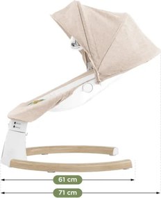 Detské hojdacie kreslo Astrid 35 béžové