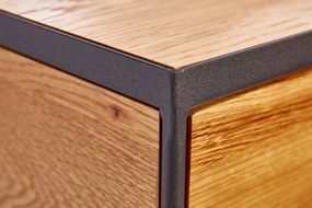 Dizajnový nočný stolík Shayla 40 cm divý dub