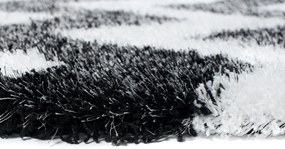TA Koberec 5446A BIELA / ČIERNA 46 OPTIMÁLNA Rozmer: 200x300 cm