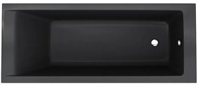 Vaňa AQM 170x70 čierna matná