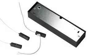 Ideal Lux - LED luster na lanku ORACLE SLIM LED/33W/230V 3000K 50x50 cm čierny