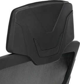 Kancelárska stolička čierna KA-R223 BK