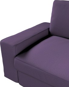 Poťah na sedačku Kivik (nerozkladá sa, pre 3 osoby) farba produktu fialová látka zapletaná