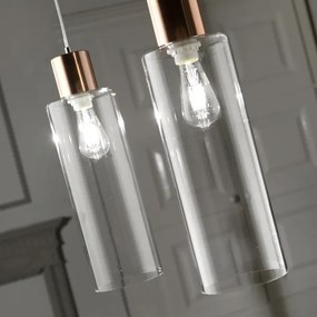 ONLI - Luster na lanku DODO 1xE27/22W/230V medená