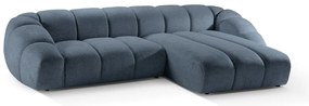 Modrá rohová pohovka (pravý roh) Diana – Micadoni