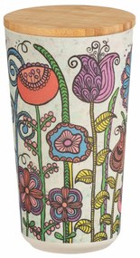 Wenko Dóza s bambusovým viečkom Flowers, 950 ml, L