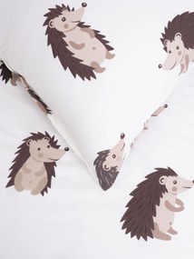 Bavlnená obliečka na vankúš Renforcé 70 × 90 cm – Ježkovia