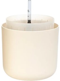 Plastia Samozavlažovací kvetináč Tolita Air krémová, pr. 16 cm