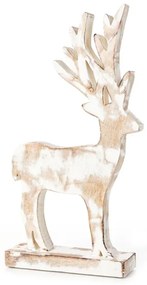 Vianočná dekorácia FIG 146 svetlohnedá / krémová (2 ks)