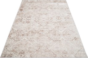 TA Koberec D189E WHITE/VIZON PORTLAND Biely Obdĺžnikový Rozmer: 80x150 cm