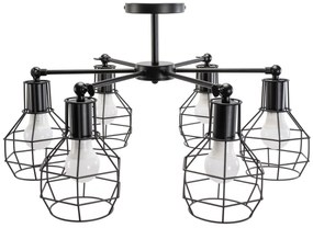 Stropné svietidlo BenII čierne