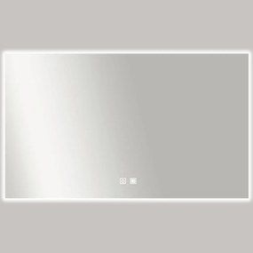 TUANA - Kúpeľňové LED zrkadlo Mero - 100x70 cm