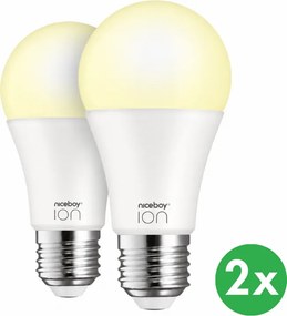 Žiarovky Niceboy ION SmartBulb AMBIENT 9 W, E27, 2 ks