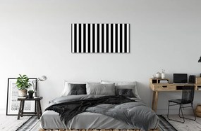 Obraz na plátne Geometrické zebra pruhy 125x50 cm
