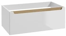 Kúpeľňová skrinka doplnková Naturel Stilla 80x30x45 cm biela STILLAB08001, 1 ks