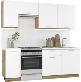 Kuchynská linka Naturel Kira 2,2 m KSETKIRA, 1 ks