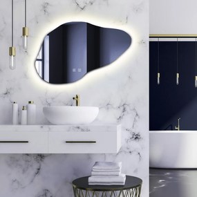 Rea Cloud B, LED kúpeľňové zrkadlo 100x70cm P11229, HOM-05502