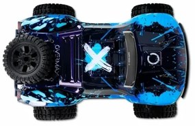 Overmax - RC auto na diaľkové ovládanie X-HOOLIGAN 3xAA/1800 mAh modro-čierne