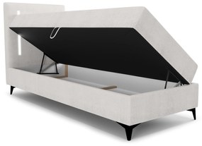Jednolôžková posteľ 80 cm Ortega Bonell (svetlosivá) (s roštom, bez úl. priestoru) (s LED osvetlením). Vlastná spoľahlivá doprava až k Vám domov. 1082558