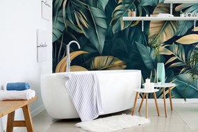 Samolepiaca tapeta palmové a banánové listy