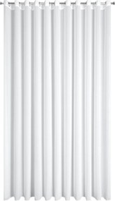 ZÁCLONA NA KRÚŽKOCH DEBRA 300 CM X 250 CM BIELA