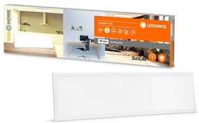 LEDVANCE Stropný smart LED panel SUN@HOME, 35W, 3250lm, 1200x300mm, hranaté, biela