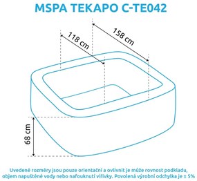 Mspa | Bazén vírivý MSPA Tekapo C-TE042 | 11400266