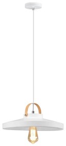 Auhilon Luster na lanku NEXT 1xE27/60W/230V biela AU0247