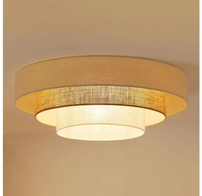 Brilagi-LED Stropné svietidlo DENVER LUNETA LED/12W/230V pr. 60 cm béžová/krémová BG1143