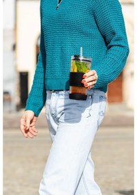 Čierny termo hrnček 600 ml Fuori – Vialli Design