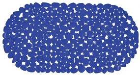 Spirella Protiskluzová podložka do vany GALETS,tmavě modrá, 99 x 39 cm