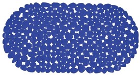 Spirella Protiskluzová podložka do vany GALETS,tmavě modrá, 99 x 39 cm